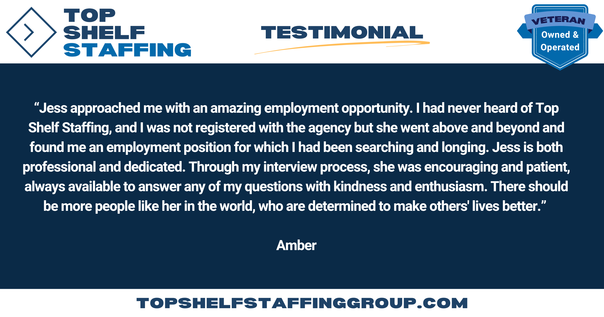 AmberTestimonial